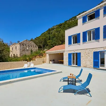 Korta - Spacious House With Pool Villa Babino Polje