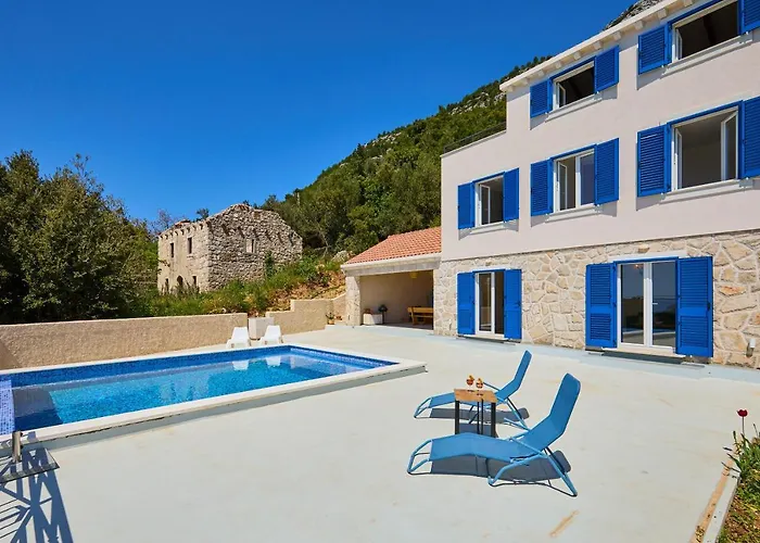 Korta - Spacious House With Pool Villa Babino Polje